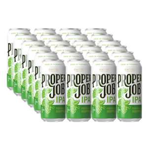United Kingdom England: St Austell Proper Job Cornish IPA 5.5% 440ml Can - 24 Pack