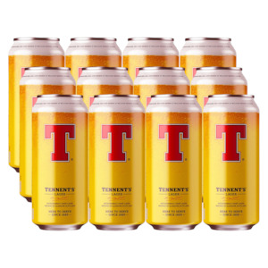 Tennent's Lager Can 500ml - 12 Cans