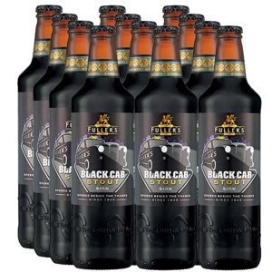 United Kingdom England: Fuller's Black Cab Stout 4.5% 500ml - 12 Pack