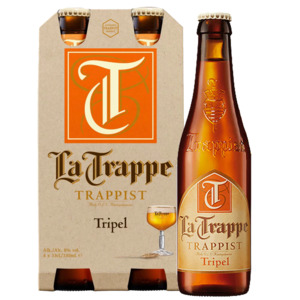 Beerswelove: La Trappe Tripel 8.0% 330ml - 4 Pack