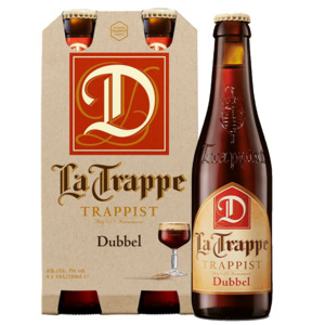La Trappe Dubbel 7.0% 330ml - 4 Pack
