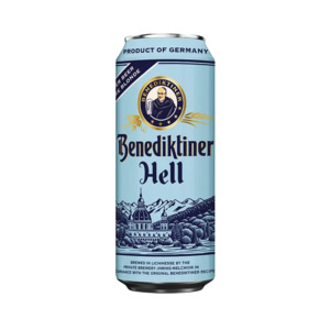 Beerswelove: Benediktiner Hell 5.0% 500ml Can