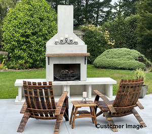 Products: Contemporary Fireplace - Double Base morepork