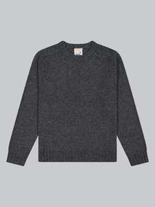 All: Woollen Knit Sweater - Charcoal