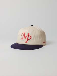 Headwear: Field Six-Panel - Cream/Navy