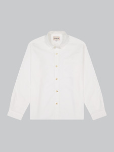 Relaxed Dress Shirt - White
