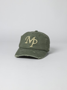Distressed Dad Cap - Olive