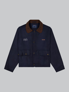 Speight's Cropped Hunting Coat - Waxed Navy