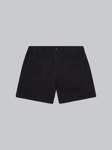 Fatigue Shorts - Black Herringbone
