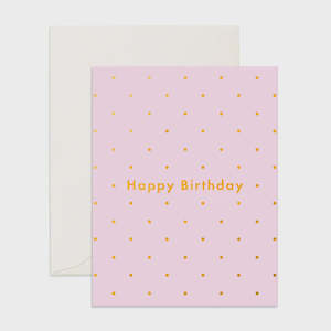Cart Collection: Happy Birthday Polka Dot Card