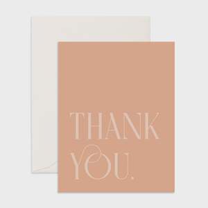 Cards: Thank You Nude Card