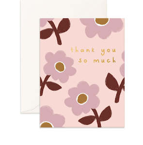 Thank you Begonia Card