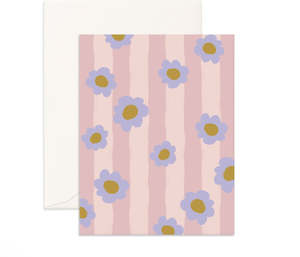 Begonia Stripe Card