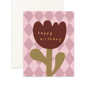Cards: Happy Birthday Tulip Card