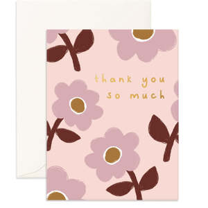 Thank you so much card