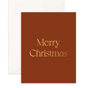 Christmas: Merry Christmas Crimson Card