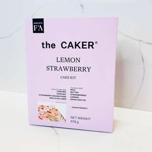 Treats And Cards 1: The Caker Lemon Strawberry Cake Kit
