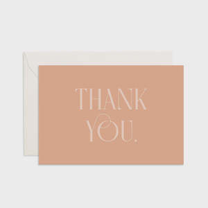 Treats And Cards 1: Thank you Embossed Mini Card