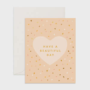Treats And Cards 1: Beautiful Day Sprinkle Card