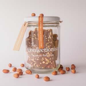 Treats And Cards 1: Milk Chocolate Peanut Toffee Jar 85g