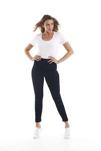 Fashion Denim Jeans: Miller Stretch Jean/Spring Weight - Dark Blue