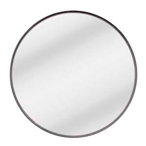 Homeware Mirrors: Nordic Round Mirror with Metal Frame