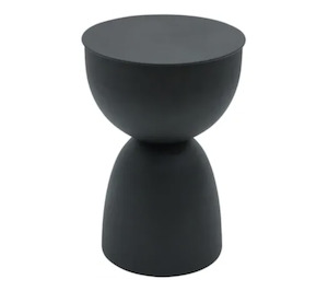 Homeware Furniture: Maude Metal Stool - Black