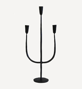 Homeware Lanterns Hurricanes: Dax 3 Light Tall Candlestand