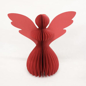 Le Papier Xmas Angel/Red - 25cm