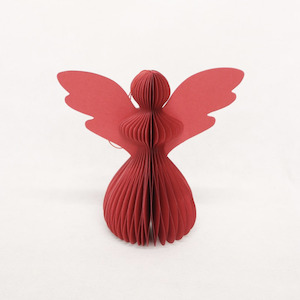 Le Papier Xmas Angel/Red - 17cm