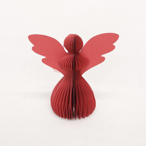 Le Papier Xmas Angel/Red - 12cm