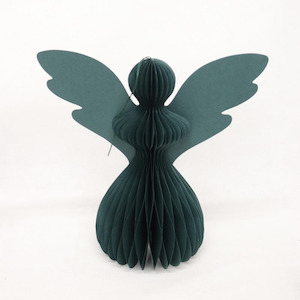 Le Papier Xmas Angel/Green - 25cm