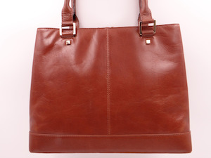 The Formal Footed Tote - Tan