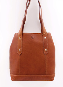 Fashion Bags Wallets: Small Formal Tote - Tan Antique