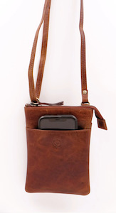 Front Pocket Pouch Bag - Tan Antique
