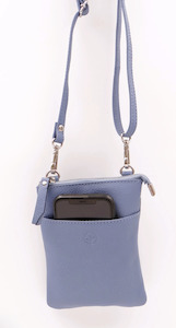 Front Pocket Pouch Bag - Blue Mist