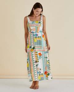 Tegan Midi Dress - Paradise Print