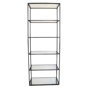 Homeware Furniture: Vigo Metal Bookcase