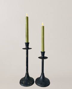 Black Metal Candle Stick - 31cm