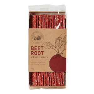 Gourmet Lifestyle Brands: Artisan Flatbread Crackers - Beetroot