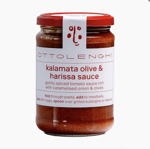 Gourmet Lifestyle Brands: Ottolenghi Kalamata Olive & Harrisa Sauce