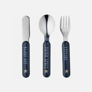 Busy Bee Clearance: Cutlery Set - Blast Off Collection