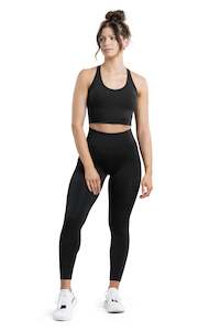 TIGHTS: PERFORMANCE 7/8 TIGHT - BLACK - (HYBRID KNIT)