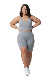 Womens Shorts: CARGO POCKET SHORT - DOVE | CONTOUR