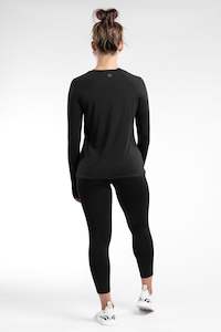 Tights With Pockets: BUNDLE | SIDE POCKET 7/8 + ATHLETIC L/S - BLACK | CONTOUR + FLEXLITE