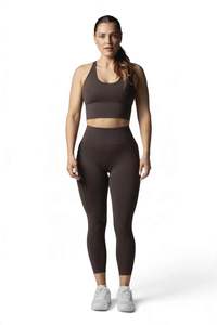 Women: SIDE POCKET 7/8 TIGHT - ESPRESSO | CONTOUR V2