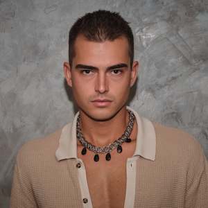 MADÉ Choker Crystal & Steel Silver