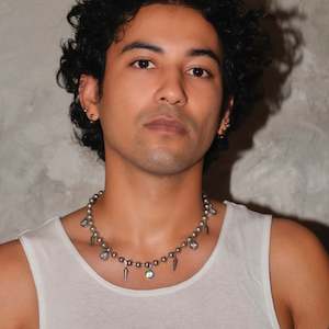 MADÉ Spike in Time Necklace  Silver 8mm