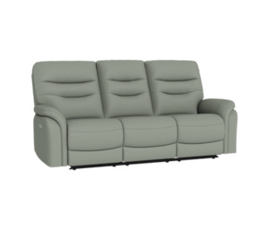 Products: Oakland 3 Seater Power Reclining Sofa in Leather