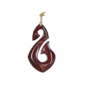 Wall Art: Fish Hook Follie Red